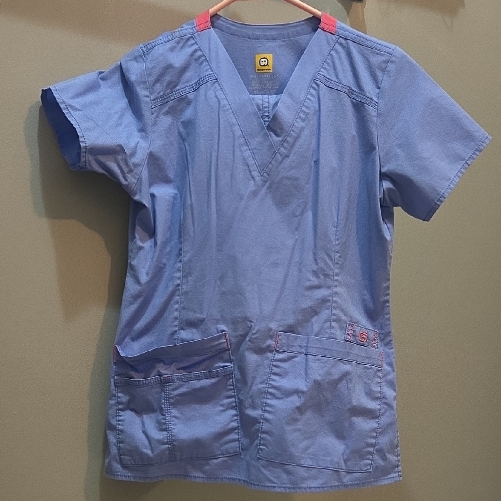 WonderWink Blue Scrub Set